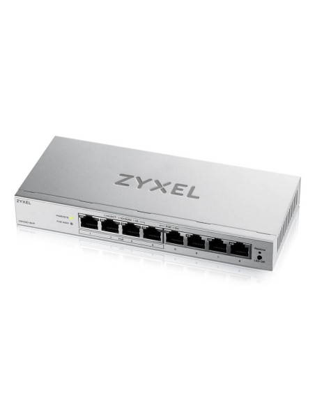 Zyxel GS1200-8HPV3 Gestito L2 Gigabit Ethernet (10 100 1000) Supporto Power over Ethernet (PoE) Desktop Grigio
