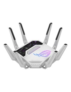 ASUS ROG Rapture GT-BE19000AI router wireless 10 Gigabit Ethernet Tri-band (2,4 GHz 5 GHz 6 GHz) Bianco
