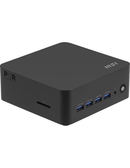 MSI Cubi Z AI 8M-012EU AMD Ryzen™ 7 8845HS 16 GB DDR5-SDRAM 1 TB SSD Windows 11 Pro Mini PC Nero