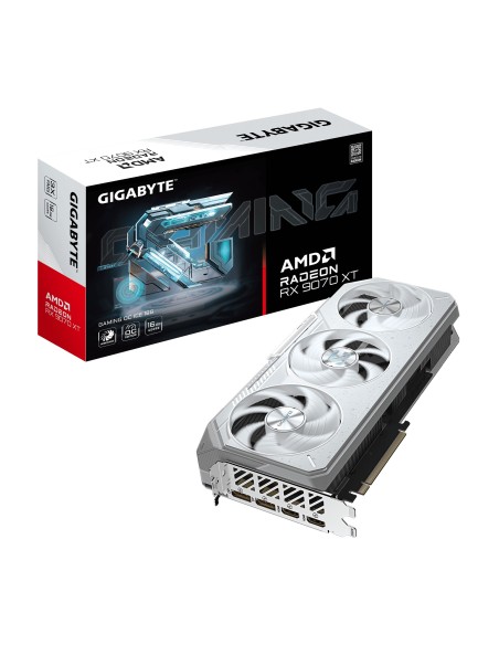 GIGABYTE Radeon RX 9070 XT GAMING OC ICE 16G Scheda Grafica - 16GB GDDR6, 256bit, PCI-E 5.0, 3060 MHz Frequenza core, 2 x