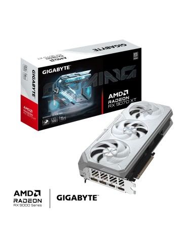 GIGABYTE Radeon RX 9070 XT GAMING OC ICE 16G Scheda Grafica - 16GB GDDR6, 256bit, PCI-E 5.0, 3060 MHz Frequenza core, 2 x