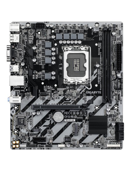 GIGABYTE H810M S2H Scheda madre - CPU Intel Core Ultra (Serie 2), VRM a 4+1+2 fasi, fino a 6400 MHz DDR5, 1xPCIe 4.0 M.2, LAN