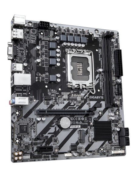 GIGABYTE H810M S2H Scheda madre - CPU Intel Core Ultra (Serie 2), VRM a 4+1+2 fasi, fino a 6400 MHz DDR5, 1xPCIe 4.0 M.2, LAN