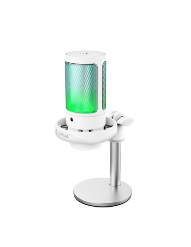 Trust GXT 238W Auron Grigio, Bianco Microfono per podcast