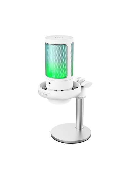Trust GXT 238W Auron Grigio, Bianco Microfono per podcast