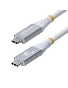 StarTech.com Cavo USB4 da 3m, Cavo USB-C Certificato USB-IF, 20 Gbps, PD60W, DP 1.4 4K120Hz, Resistente Cavetto Tipo-C Doppio
