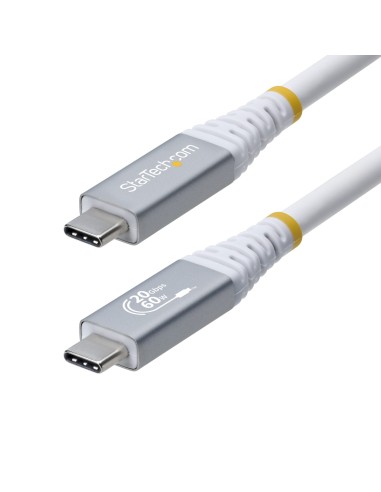 StarTech.com Cavo USB4 da 3m, Cavo USB-C Certificato USB-IF, 20 Gbps, PD60W, DP 1.4 4K120Hz, Resistente Cavetto Tipo-C Doppio