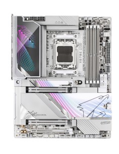 GIGABYTE X870E AORUS MASTER X3D ICE Scheda Madre – Supporta CPU AMD Ryzen 9000, VRM Digitale a 18+2+2 fasi, fino a 9000 Hz DDR5 2