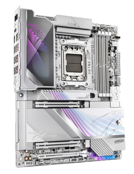GIGABYTE X870E AORUS MASTER X3D ICE Scheda Madre – Supporta CPU AMD Ryzen 9000, VRM Digitale a 18+2+2 fasi, fino a 9000 Hz DDR5