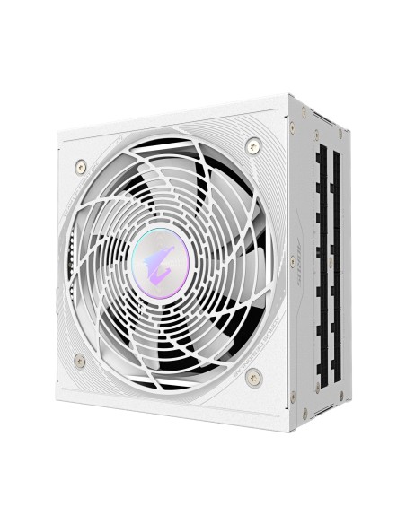 GIGABYTE AORUS ELITE P1000W ICE Alimentatore - PCIe 5.0, 80 PLUS Platinum, Design completamente modulare, Ventola da 120 mm,