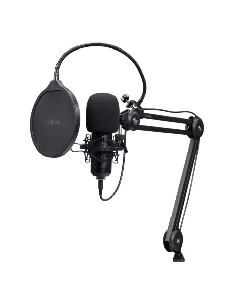 Trust GXT 270 Emita II+ Nero Microfono per podcast