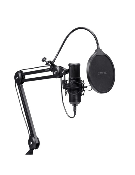 Trust GXT 270 Emita II+ Nero Microfono per podcast