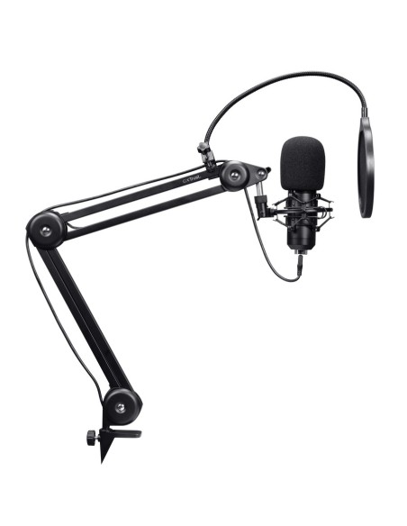 Trust GXT 270 Emita II+ Nero Microfono per podcast