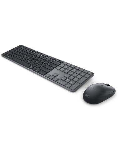 DELL Pro 7 Slim KM726 tastiera Mouse incluso Casa ufficio RF senza fili + Bluetooth QWERTY US International Nero