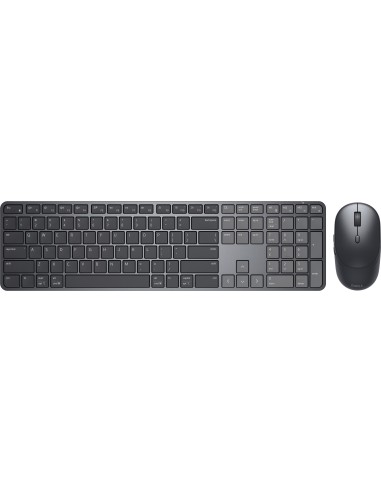 DELL Pro 7 Slim KM726 tastiera Mouse incluso Casa ufficio RF senza fili + Bluetooth QWERTY US International Nero