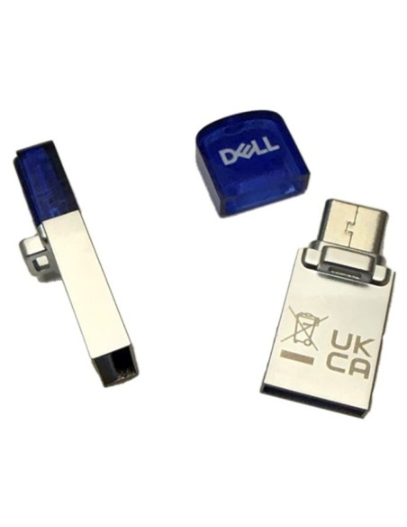 DELL AD564596 unità flash USB 256 GB USB Type-A   USB Type-C 3.2 Gen 1 (3.1 Gen 1) Blu, Argento