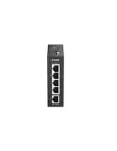D-Link DIS-100E-05 switch di rete Non gestito Fast Ethernet (10 100) DIN rail Nero