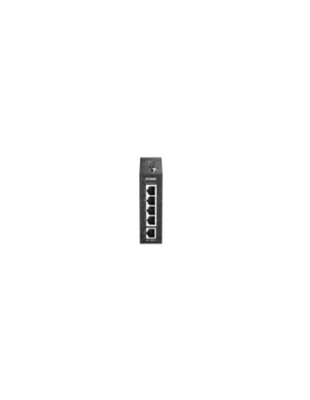 D-Link DIS-100E-05 switch di rete Non gestito Fast Ethernet (10 100) DIN rail Nero
