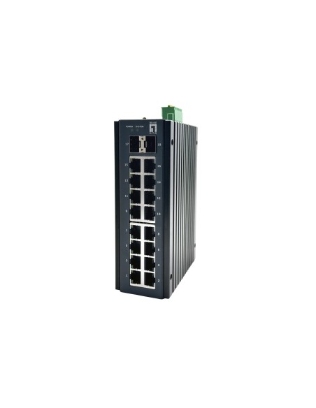 LevelOne IGP-1871 switch di rete Gestito L2+ Gigabit Ethernet (10 100 1000) Supporto Power over Ethernet (PoE) Nero
