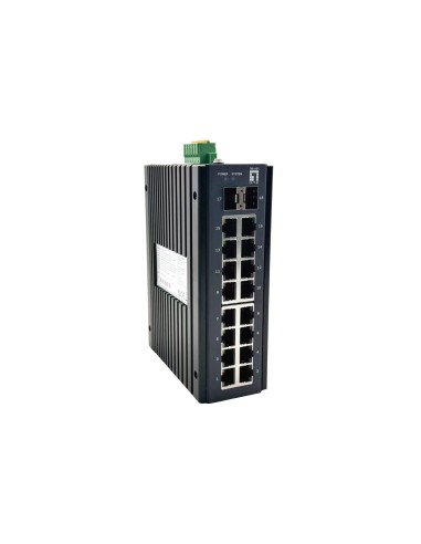 LevelOne IGP-1871 switch di rete Gestito L2+ Gigabit Ethernet (10 100 1000) Supporto Power over Ethernet (PoE) Nero