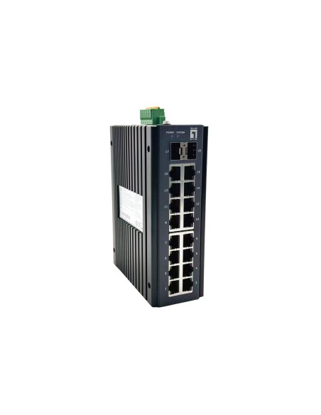 LevelOne IGP-1871 switch di rete Gestito L2+ Gigabit Ethernet (10 100 1000) Supporto Power over Ethernet (PoE) Nero