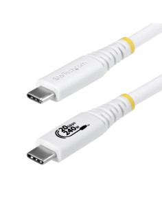 StarTech.com Cavo USB4 da 2m, Cavo USB-C Certificato USB-IF, 20 Gbps, PD EPR 240W, DP 1.4 4K 120Hz, Cavetto Tipo-C con guaina