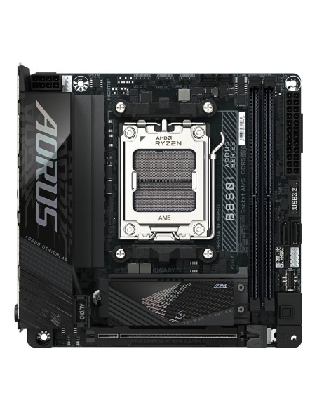 GIGABYTE B850I AORUS PRO Scheda Madre - Supporta processori AMD Ryzen Serie 9000, VRM digitale a 8+2+1 fasi, fino a 8400MHz