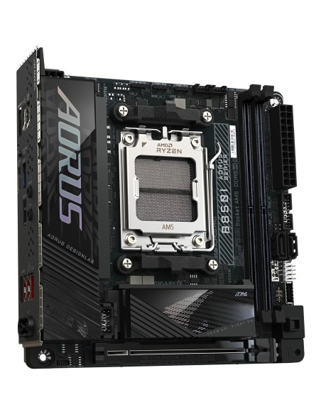 GIGABYTE B850I AORUS PRO Scheda Madre - Supporta processori AMD Ryzen Serie 9000, VRM digitale a 8+2+1 fasi, fino a 8400MHz