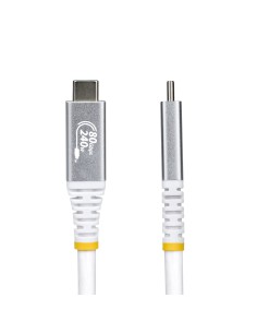 StarTech.com Cavo USB4 da 1m, Cavo USB-C Certificato USB-IF, 80Gbps, PD240W, 8K120Hz   4K240Hz DP2.1 DP80, Cavetto Tipo-C 2
