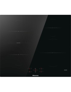 Hisense HI621FM piano cottura Nero Da incasso 59.5 cm Piano cottura a induzione 4 Fornello(i)