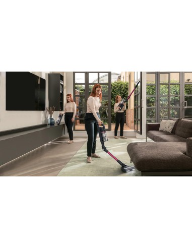 Hoover HF1M10HX 011 Aspirapolvere a bastone 2 in 1 Batteria Secco Senza sacchetto 200 W Magenta, Nero