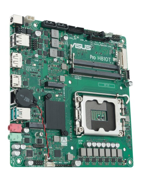 ASUS Pro H810T-CSM Intel H810 LGA 1851 (Socket V1) Thin Mini ITX