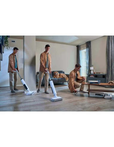 Hoover HW400 011 Mocio elettrico Batteria Bagnato Senza sacchetto 220 W Bianco