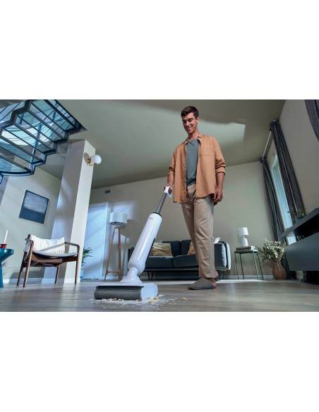 Hoover HW400 011 Mocio elettrico Batteria Bagnato Senza sacchetto 220 W Bianco