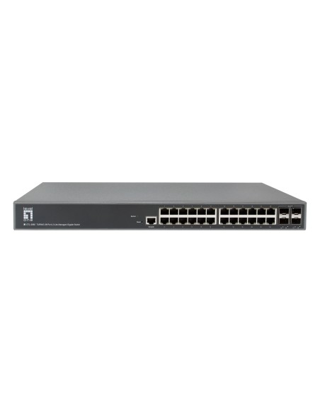 LevelOne GTL-2885 switch di rete Gestito L3 Gigabit Ethernet (10 100 1000) Grigio