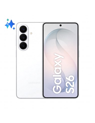 Samsung Galaxy S26 Smartphone AI, 256GB, Processore avanzato, Assistente Foto, Creative Studio, Camera 50 MP, 4300 mAh, White