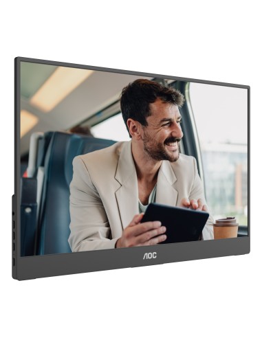 AOC 16T20E2 TV e monitor portatile Nero 39,6 cm (15.6") LED 1920 x 1080 Pixel