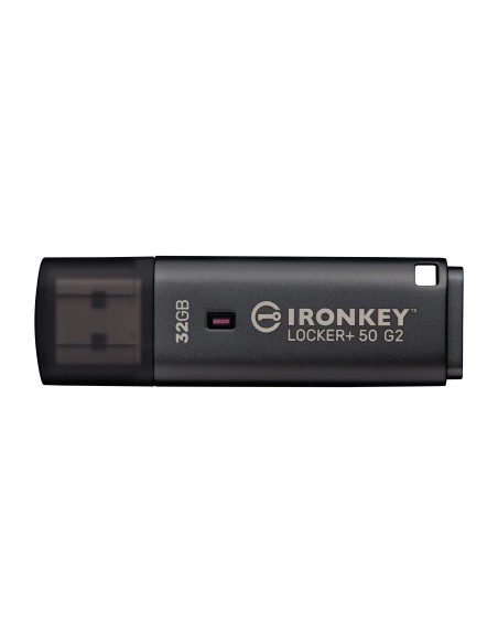 Kingston Technology IronKey 32GB Locker Plus 50 G2, FIPS 197, AES-256
