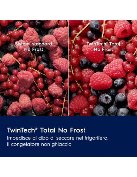 Electrolux FRIGORIFERO COMBINATO TWINTECH TOTAL NO FROST CLASSE E ENT6NE18S1