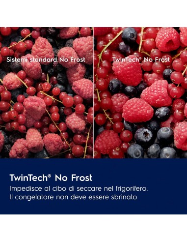 Electrolux FRIGORIFERO COMBINATO TWINTECH TOTAL NO FROST CLASSE E ENT6NE18S1