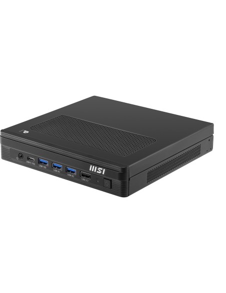 MSI Pro DP10 A14MG-003EU PC stazione di lavoro Intel® Core™ i3 i3-14100 8 GB DDR5-SDRAM 512 GB SSD Windows 11 Home Mini PC Nero