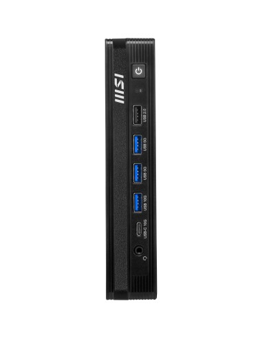 MSI Pro DP10 A14MG-003EU PC stazione di lavoro Intel® Core™ i3 i3-14100 8 GB DDR5-SDRAM 512 GB SSD Windows 11 Home Mini PC Nero