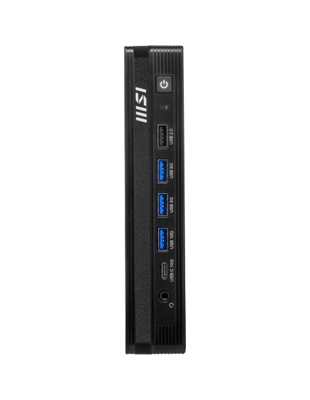 MSI Pro DP10 A14MG-003EU PC stazione di lavoro Intel® Core™ i3 i3-14100 8 GB DDR5-SDRAM 512 GB SSD Windows 11 Home Mini PC Nero