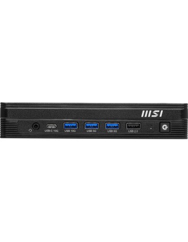 MSI Pro DP10 A14MG-003EU PC stazione di lavoro Intel® Core™ i3 i3-14100 8 GB DDR5-SDRAM 512 GB SSD Windows 11 Home Mini PC Nero
