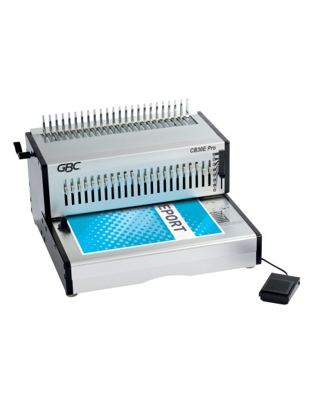 GBC 4410045 macchina piegafoglii Rilegatrice a pettine 500 fogli Argento