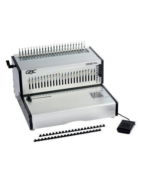 GBC 4410045 macchina piegafoglii Rilegatrice a pettine 500 fogli Argento