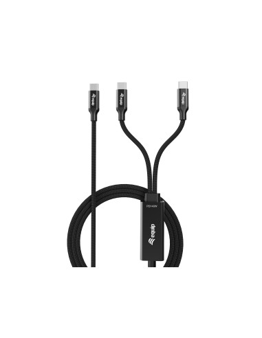 Equip 128895 cavo USB USB 2.0 1,5 m USB C 2 x USB C Nero
