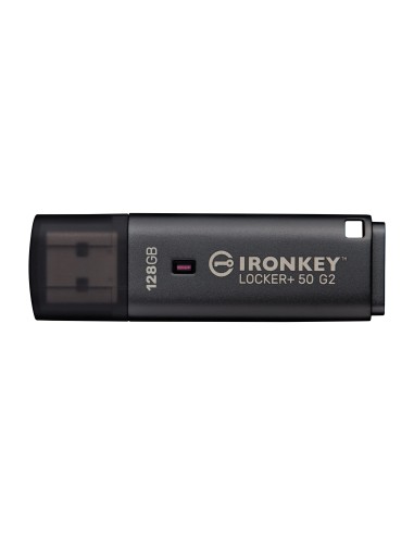 Kingston Technology IronKey 128GB Locker Plus 50 G2, FIPS 197, AES-256