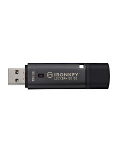 Kingston Technology IronKey 128GB Locker Plus 50 G2, FIPS 197, AES-256 2