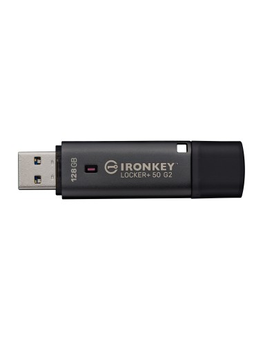 Kingston Technology IronKey 128GB Locker Plus 50 G2, FIPS 197, AES-256